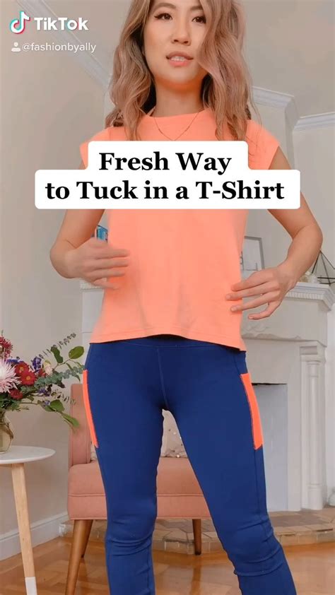 how to tuck a t shirt [video] casual outfits refashion clothes fashion hacks clothes