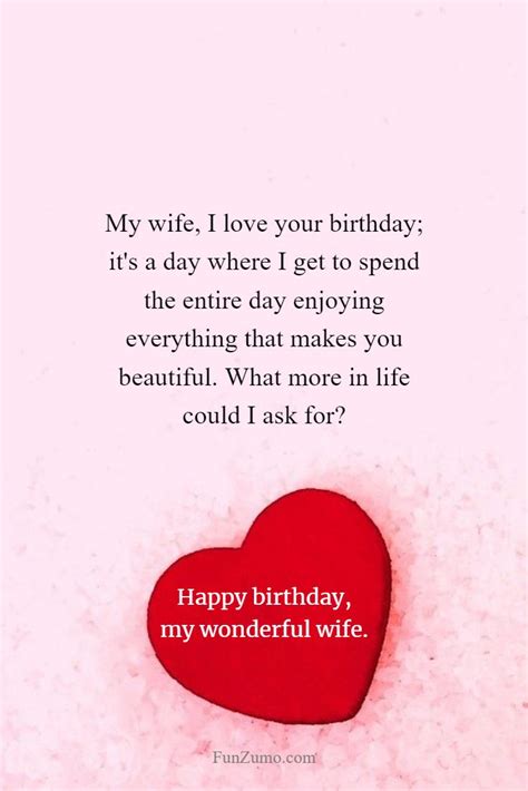 Birthday Wishes For Wife Happy Birthday Quotes Messages FunZumo