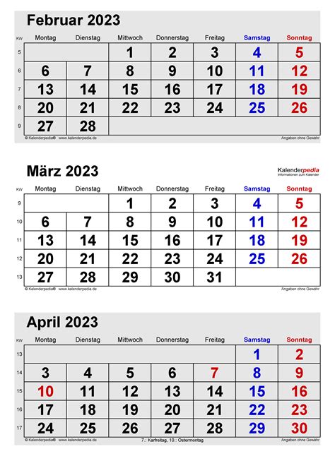 Kalender März 2023 Als Pdf Vorlagen