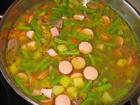 Leckere grüne Bohnensuppe von Mausi180 Chefkoch Rezept