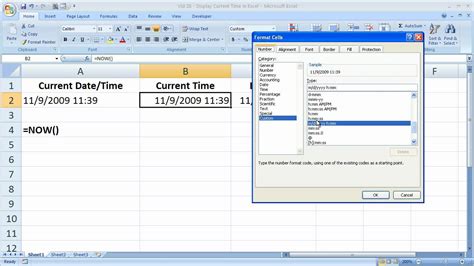 Formulas are what helped make spreadsheets so popular. Excel Tips 28 - Display The Current Time in Excel Down to ...