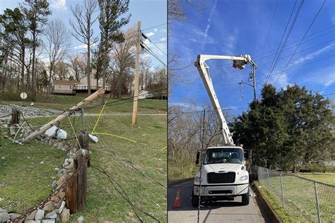 Cde Lightband Continues Work To Restore Power To Clarksville Residents
