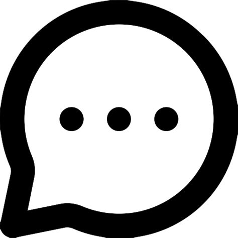Message Circle Outline Icon Vector