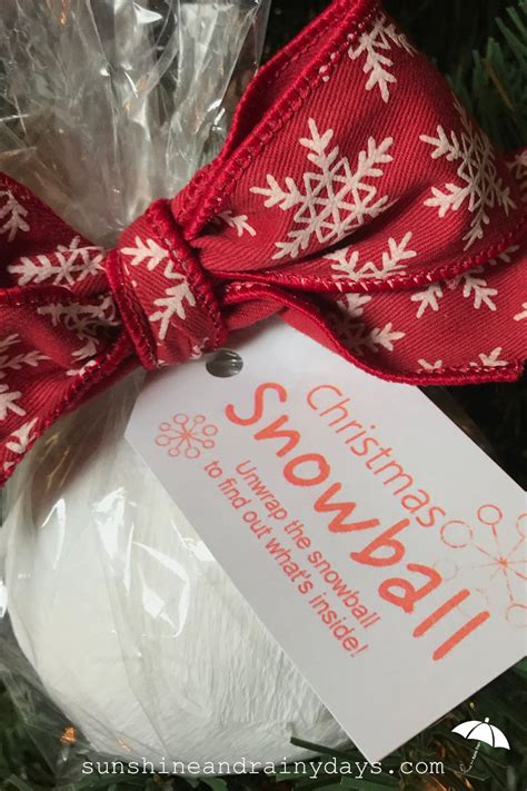 If you're decorating your home for christmas, then you probably have accessories scattered around your. Christmas Snowball - A Creative Way to Give Money! | Money ...