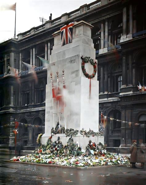 Babelcolour On Twitter For Armistice Day This Week Ive Enhanced A Rare Autochrome Of London