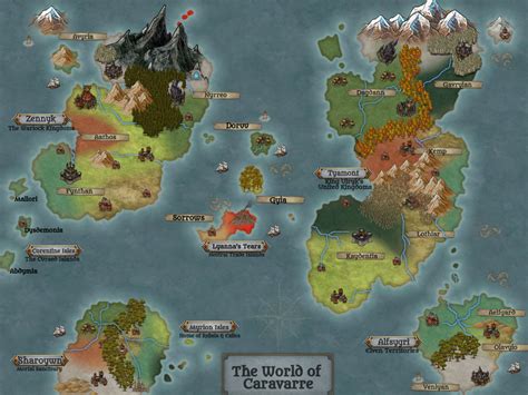 Caravarre Territories Inkarnate Create Fantasy Maps Online