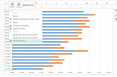 Carta Gantt En Excel Paso A Paso