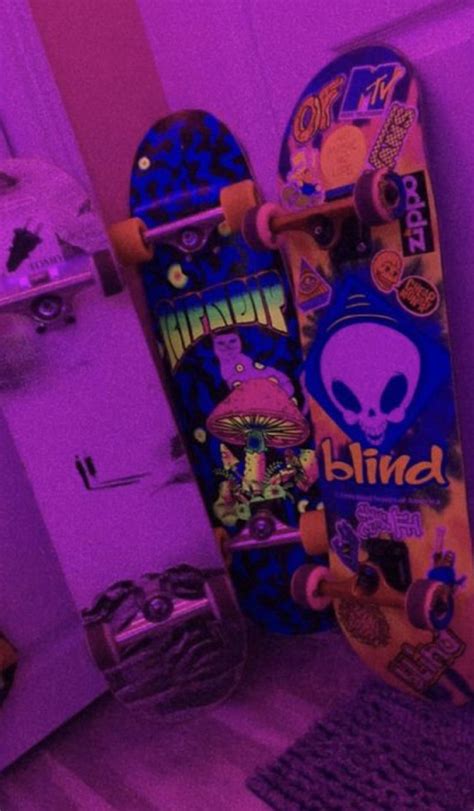 Pin By Alexis🦖 On Wall Collage Skateboard Deck Art Wall Collage Art