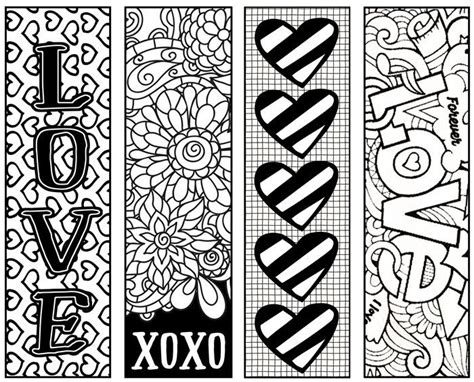 Colouring Bookmark Templates Print These Onto Some Cardstock Or Thick