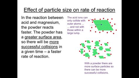 For the purposes of rate equations and orders of reaction, the rate of a reaction is measured in terms of how fast the concentration of one of the reactants is falling. OCR Gateway B C3 Reaction Rates - Particle Size (Higher ...