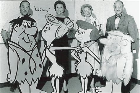Voice Actors Alan Reed Fred Flintstone And Jean Vander Pyl Wilma