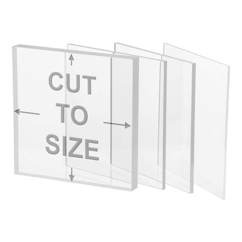 Custom Clear Acrylic Sheets Plexiglass Sheets Cut To Size Acme Plastics