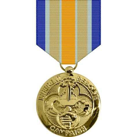 Inherent Resolve Campaign Anodized Medal Usamm
