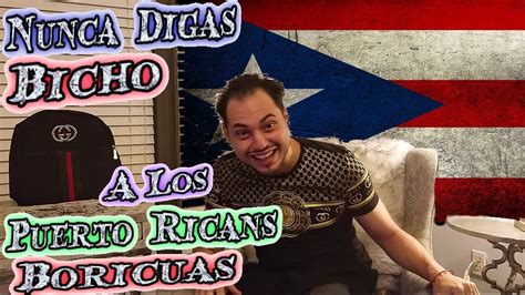 Nunca Digas Bicho A Los Puerto Ricans Boricuas Youtube