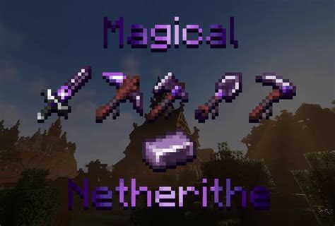 Magical Netherite Minecraft Texture Pack