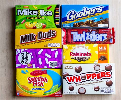 50 American Candy Favorites