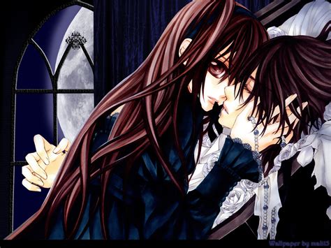 Midnight Kisses Vampire Knight Yuki Kaname Wallpaper 12232092