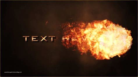 After Effects Fire Template