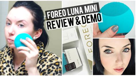 Foreo Luna Mini Review And Demo Acne Prone Skin Youtube