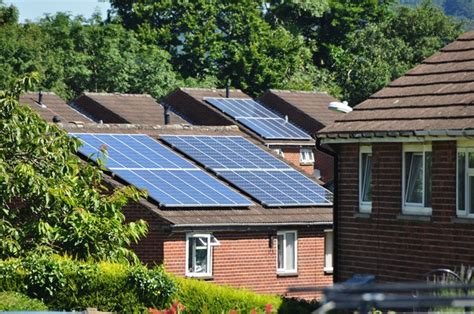 Most tiny house owners choose solar panels to get free and clean electricity. Tiverton : Houses & Solar Panels © Lewis Clarke cc-by-sa/2 ...