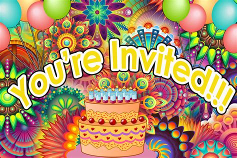 Youre Invited 10pk Invitations Birthday Invitations Etsy Uk