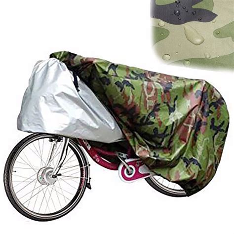 Buy Foldable Camouflage 190t Polyester Waterproof Sunscreen Bicycle Bike Rain