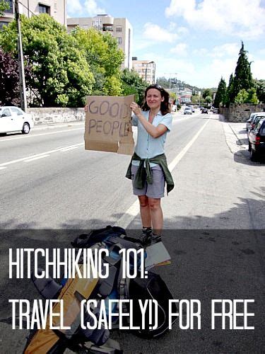 Hitchhiking Tips Travel Safely For Free Nomad Wallet Hitchhiking Female Travel Bloggers