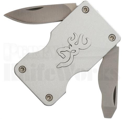 Browning Buckmark Silver Money Clip Knife