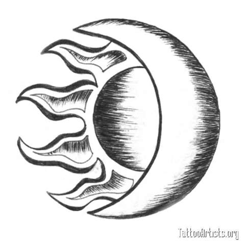 Simple Sun And Moon Drawing At Explore Collection