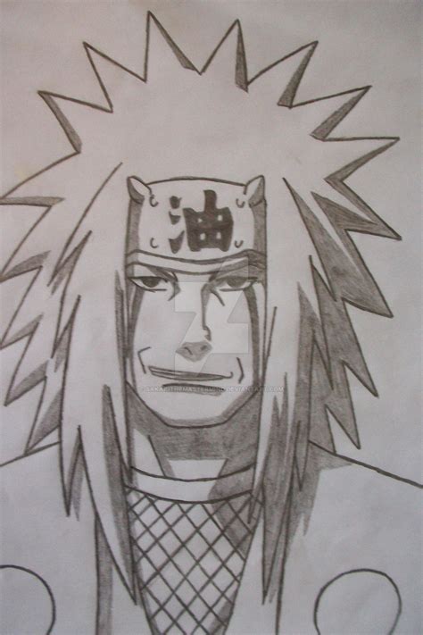 Jiraiya Naruto Drawing