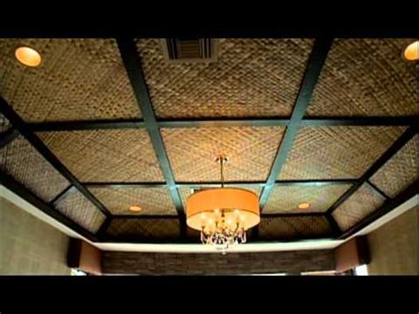 Bamboo ceiling design, bamboo ceilings brightfields natural trading company. Vanilla Ice Project - Tahitian Bamboo Ceiling - YouTube