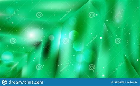 Abstract Emerald Green Background Illustration Stock Vector