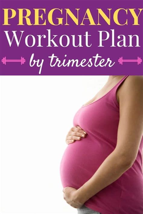 Free Pregnancy Workout Plan By Trimester With Videos