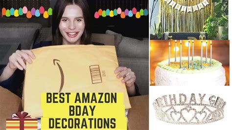 Best Amazon Decorations For Your Birthday Youtube