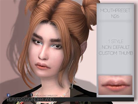 Mouthpreset N26 By Playerswonderland At Tsr Sims 4 Updates