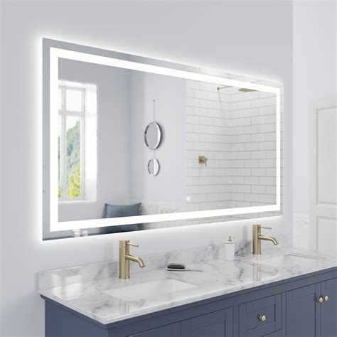 Luxaar Lumina 70 " x 36 " LED Lighted Vanity Mirror with ...