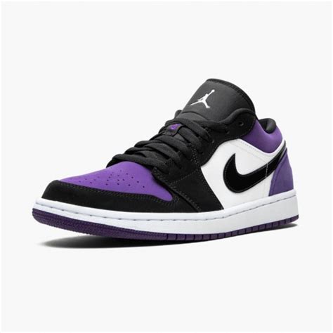 Air Jordan 1 Low Court Purple Unisex Basketball Shoes 553558 125