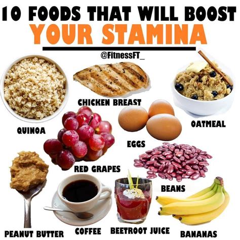 10 Foods That Boost Your Stamina Nutrition Food Health And Nutrition