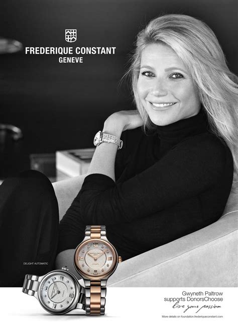 Live Your Passion And Help Others With Frédérique Constant And Gwyneth