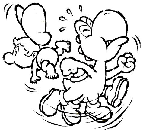 Yoshi coloring page from yoshi category. Yoshi island coloring pages download and print for free