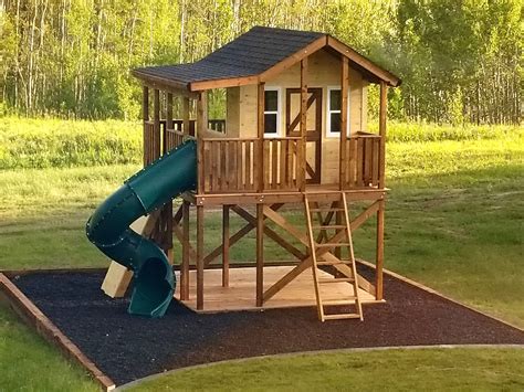 2 Story Wooden Playhouse Plans