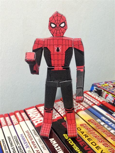 Made My Own Spider Man Far From Home Action Figure Using Board Paper