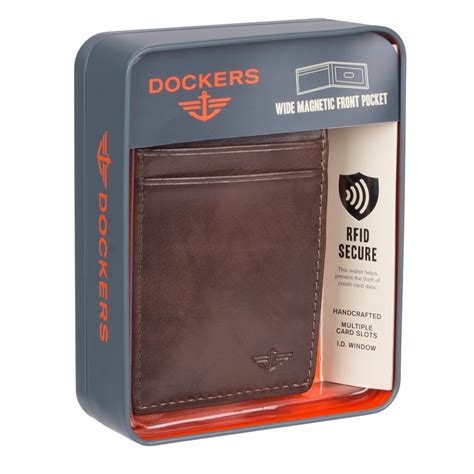 Dockers Dockers Rfid Front Pocket Wallet With Magnetic Closure