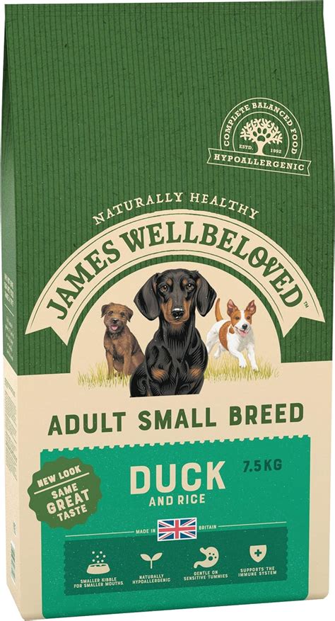 James Wellbeloved Complete Dry Adult Small Breed Dog Food Duck And Rice