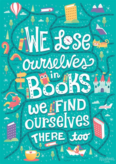 Illustrated Bookish Quotes On Behance