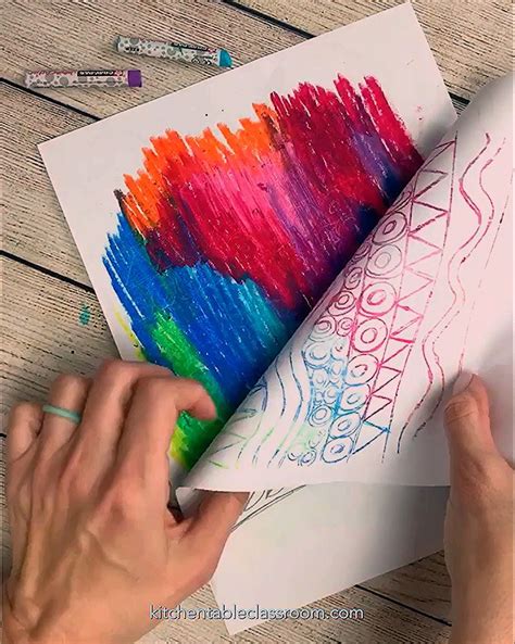 Try This Easy Oil Pastel Technique Perfect For Kids Of All Ages Oil