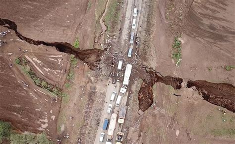 Africa Large Crack In East African Rift Valley Is Evidence Of African
