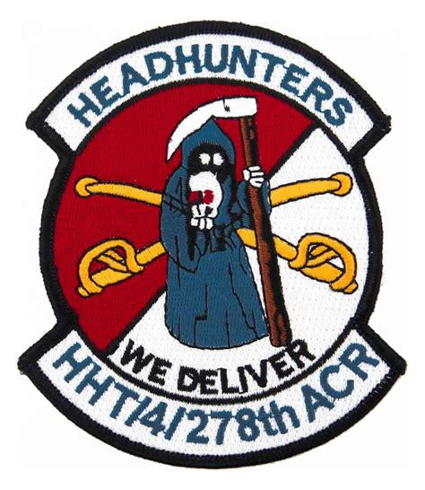 4th Squadron 278th Armored Cavalry Regiment Hht Patch Flying Tigers