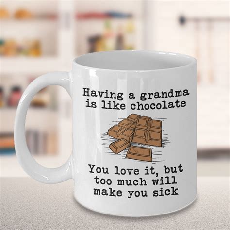 Grandma Mug Coffee Cup For Grandma Grandma Christmas T Etsy