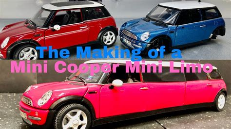 The Making Of A Pink Mini Cooper Mini Limo Diecast Model Youtube